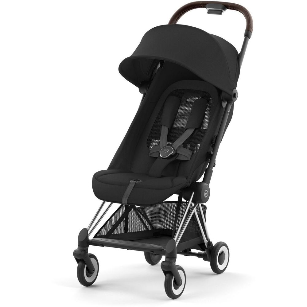 Прогулочная коляска Cybex Coya Chrome Dark Brown Sepia Black, черный (522004385) - фото 3