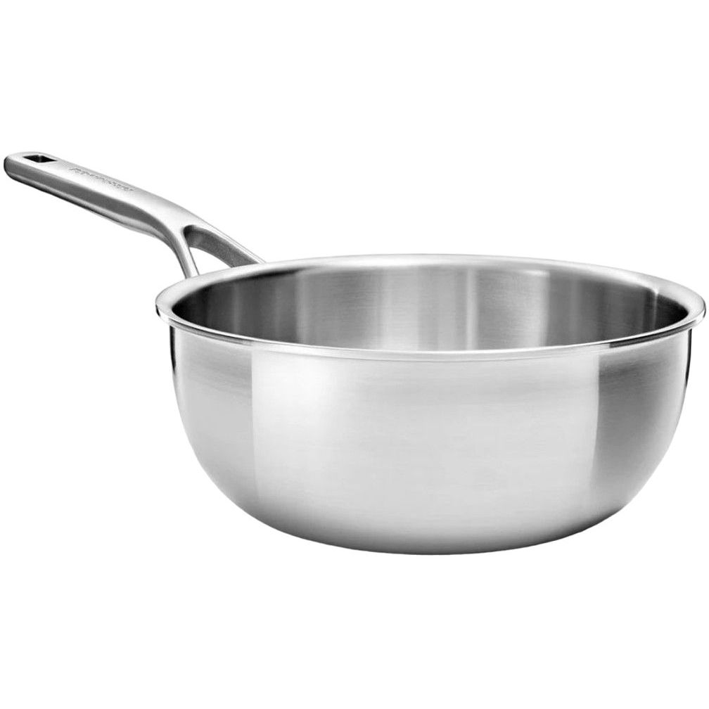 Ківш KitchenAid Multi-Ply Stainless Steel кухарський 24 см 3.7 л (CC006025-001) - фото 1