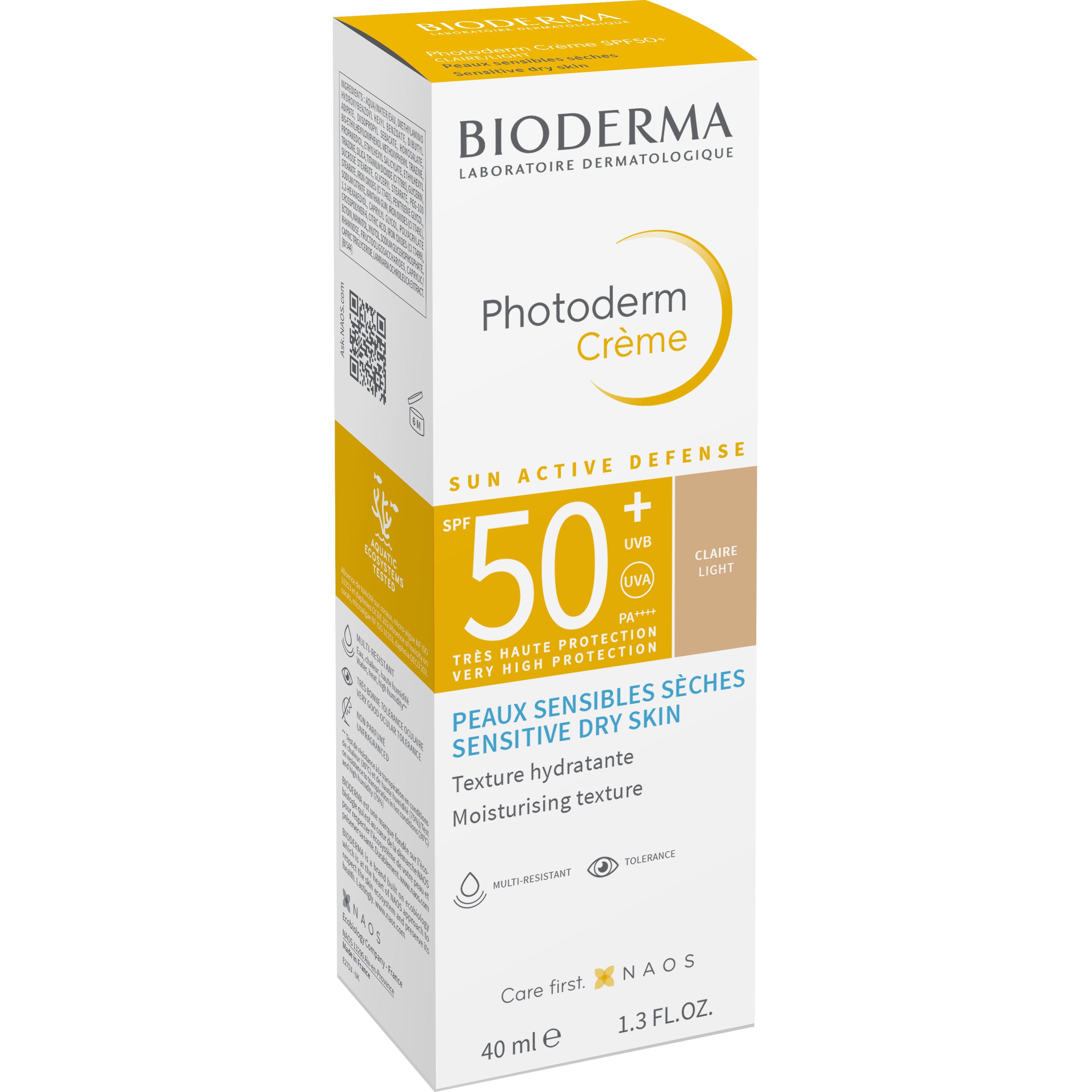 Солнцезащитный крем Bioderma Photoderm Light Colour SPF50+ 40 мл - фото 2