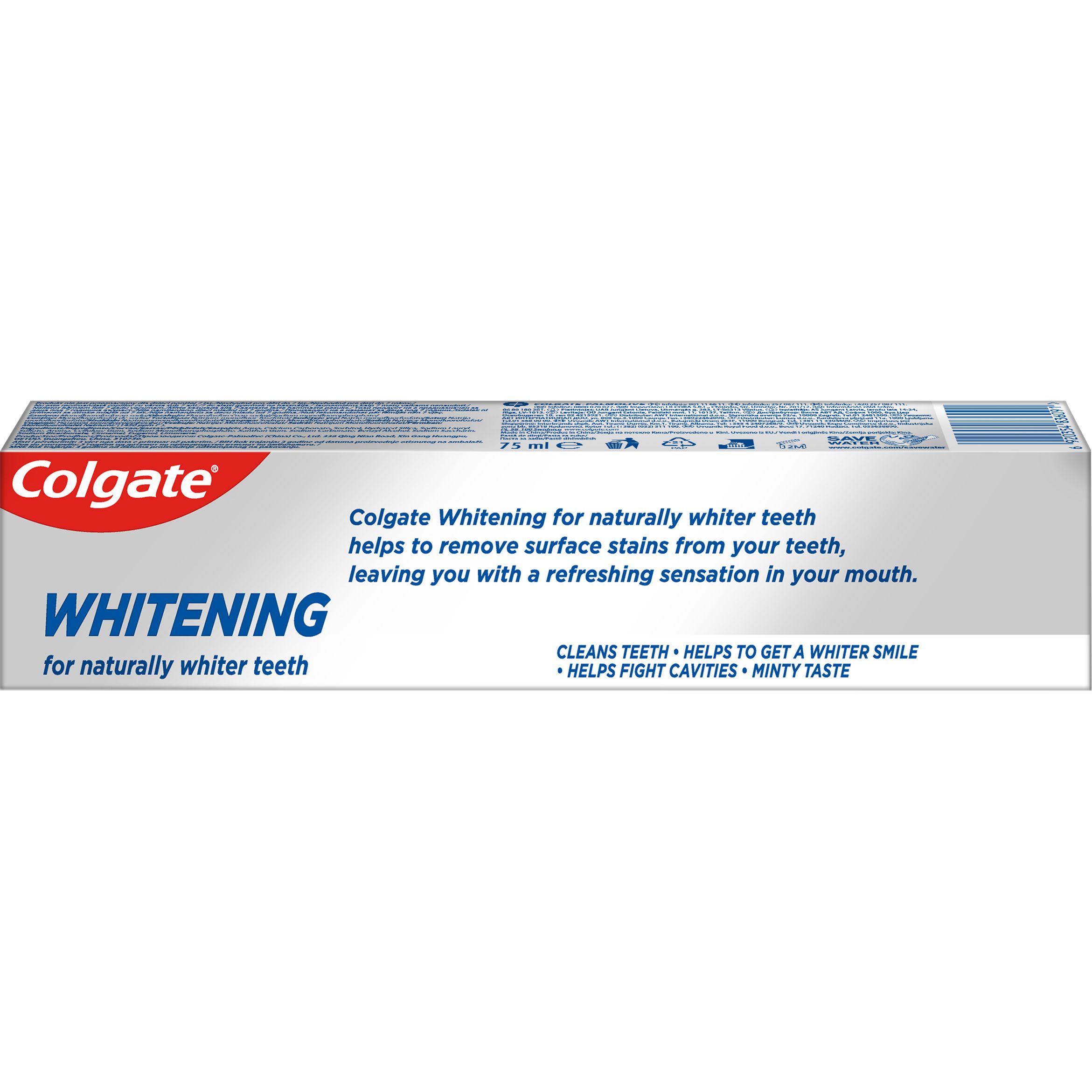 Зубная паста Colgate Whitening для Naturally Whiter Teeth 75 мл - фото 6