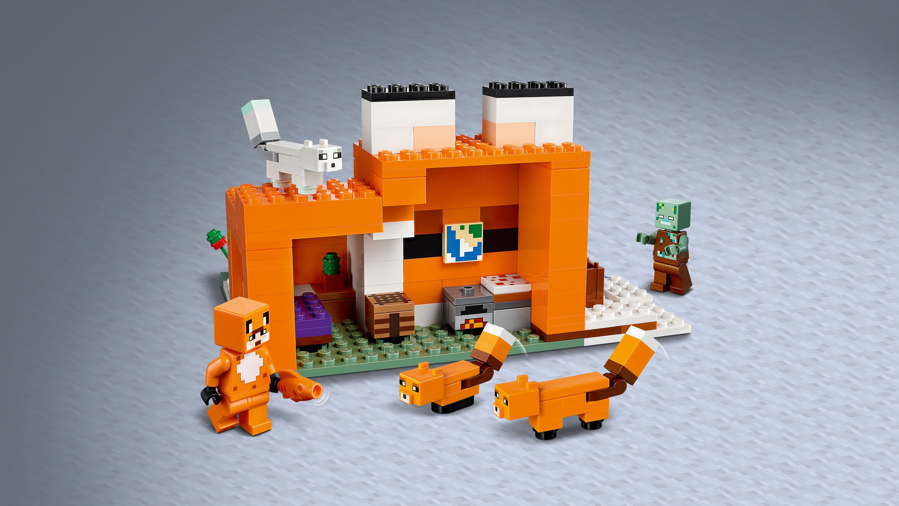Конструктор LEGO Minecraft Лисяча хатина, 193 деталей (21178) - фото 7