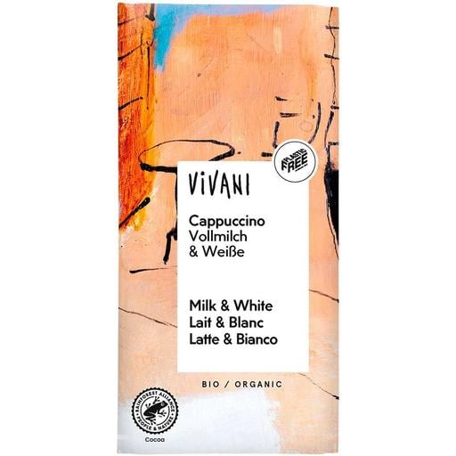 Шоколад молочний Vivani Cappuccino з капучіно органічний, 100 г - фото 1