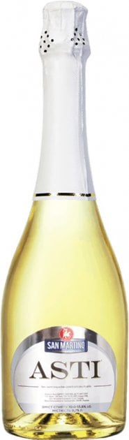 Вино игристое San Martino Салюте Асти, белое, сладкое, 12,5%, 0,75 л (598076) - фото 1