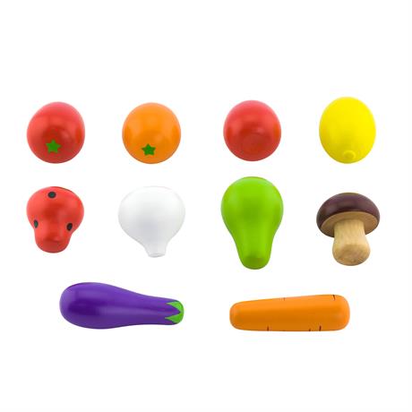 Іграшкові продукти Viga Toys Дерев'яні овочі та фрукти (50734) - фото 1