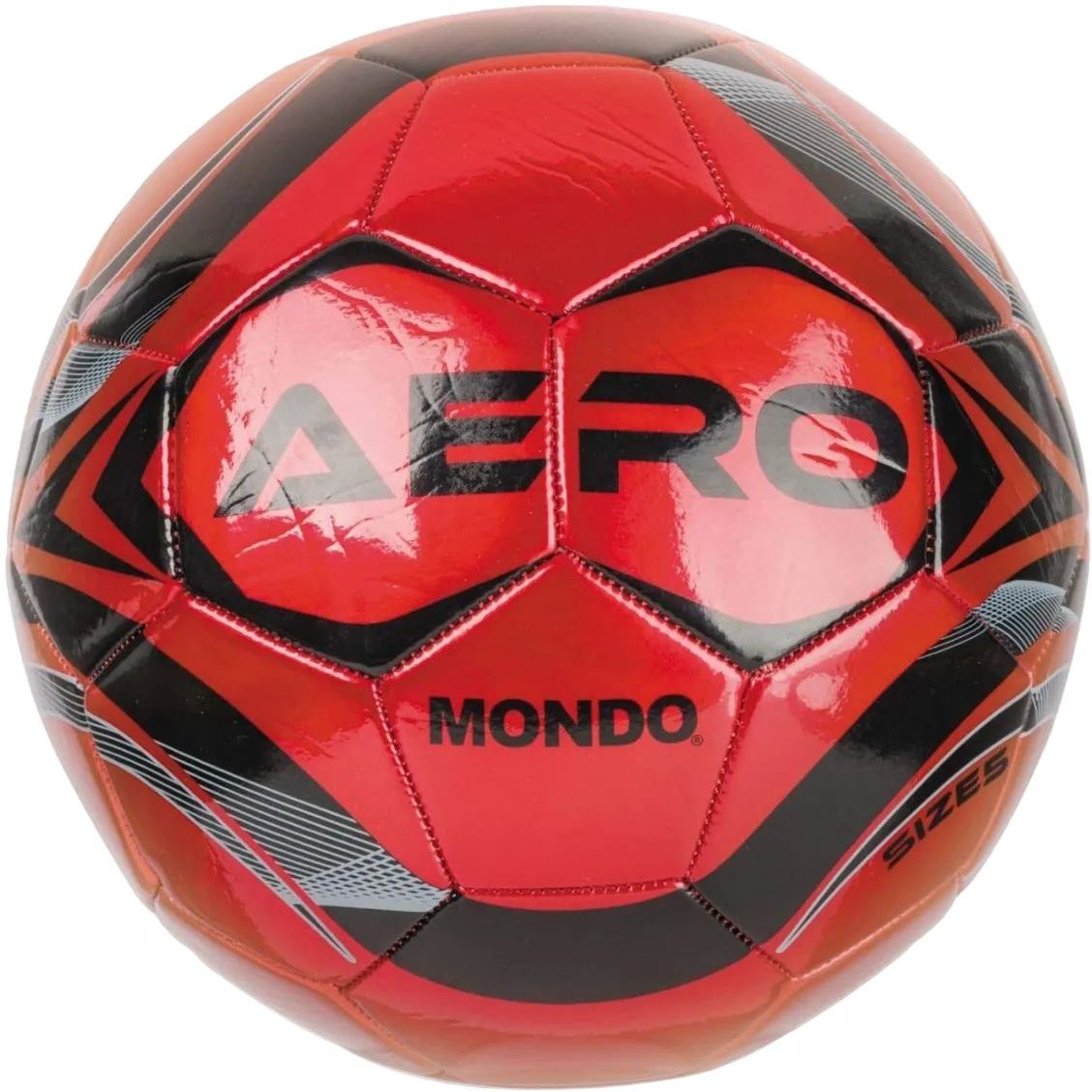 Футбольний м'яч Mondo Aero, розмір 5, червоний (13712) - фото 1