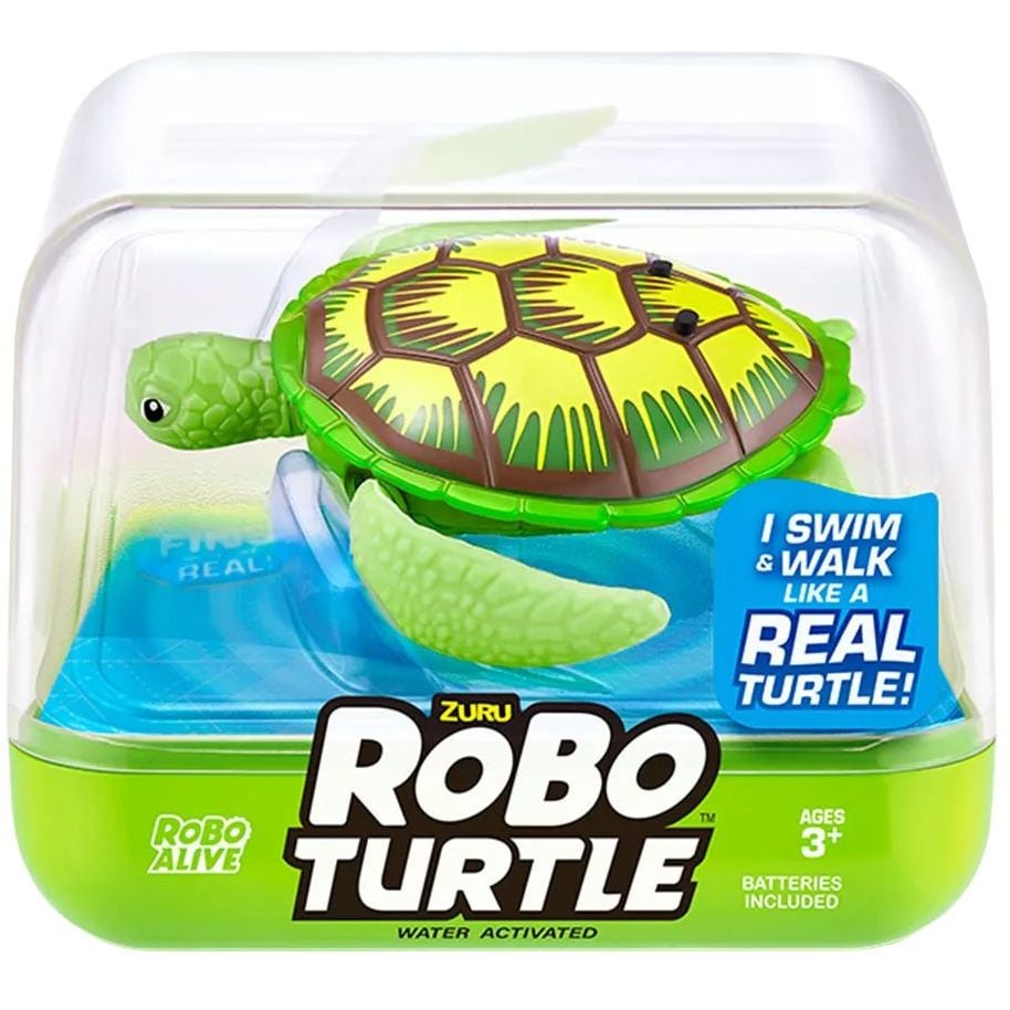Интерактивная игрушка Robo Alive Робочерепаха зеленая (7192UQ1-4) - фото 1