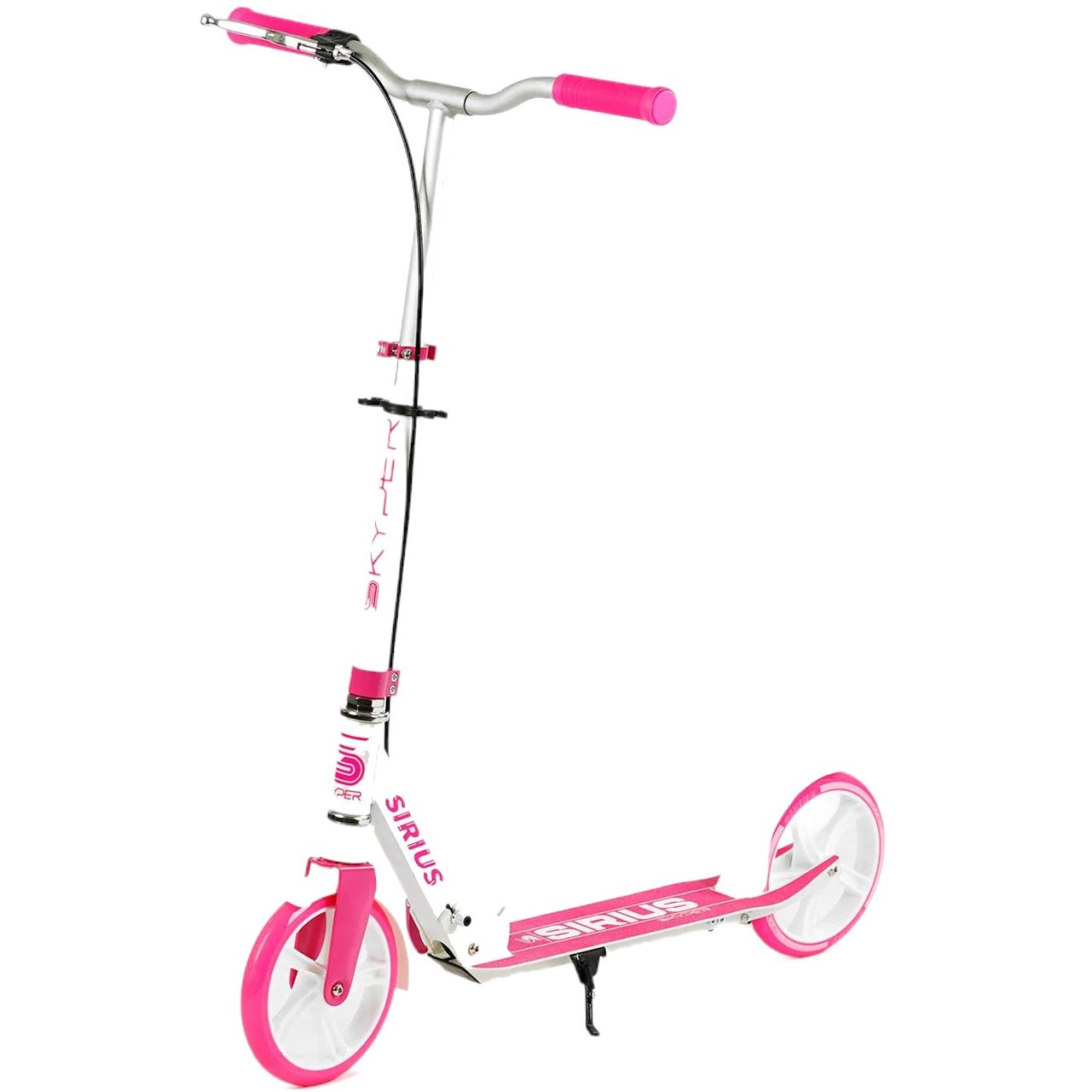 Самокат Best Scooter 88-98х53х10.5 см Розовый 000248271 - фото 1