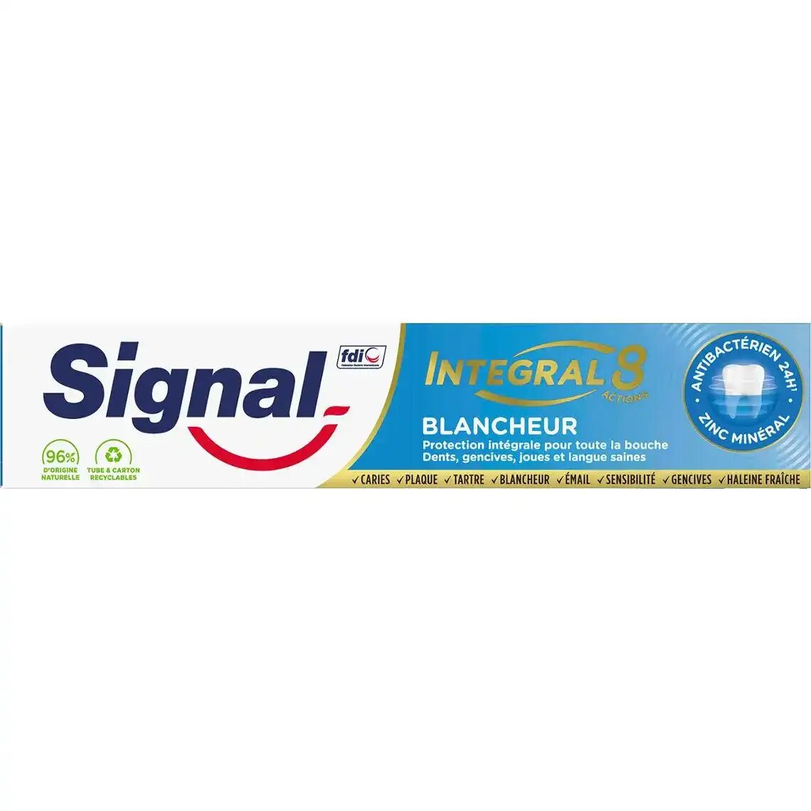 Зубная паста Signal Integral 8 Отбеливание 75 мл - фото 1