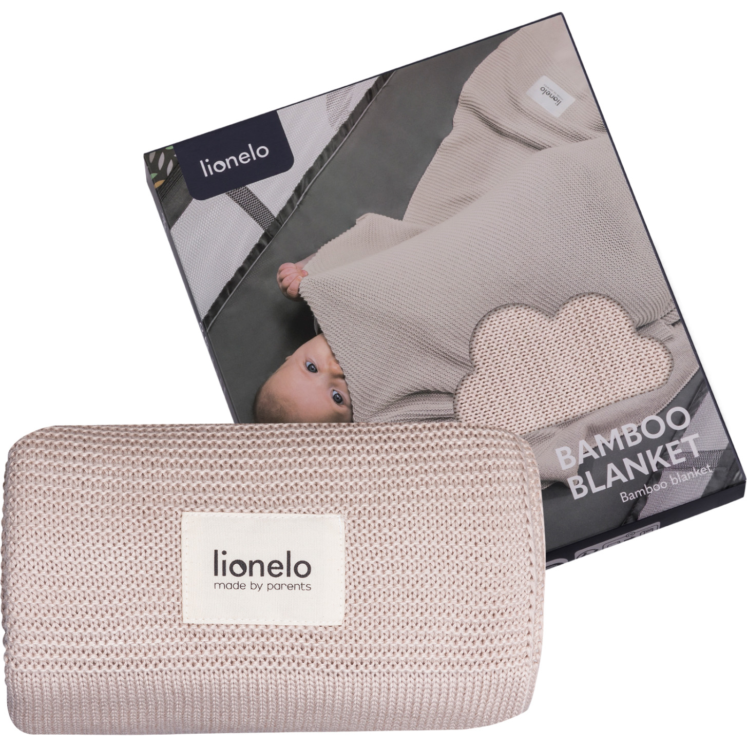 Одеяло Lionelo Bamboo Blanket Beige Sand 100х75 см (LO-BAMBOO BLANKET BEIGE SAND) - фото 4