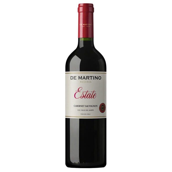 Вино De Martino Estate Reserva Cabernet Sauvignon, красное, сухое, 13,5%, 0,75 л - фото 1