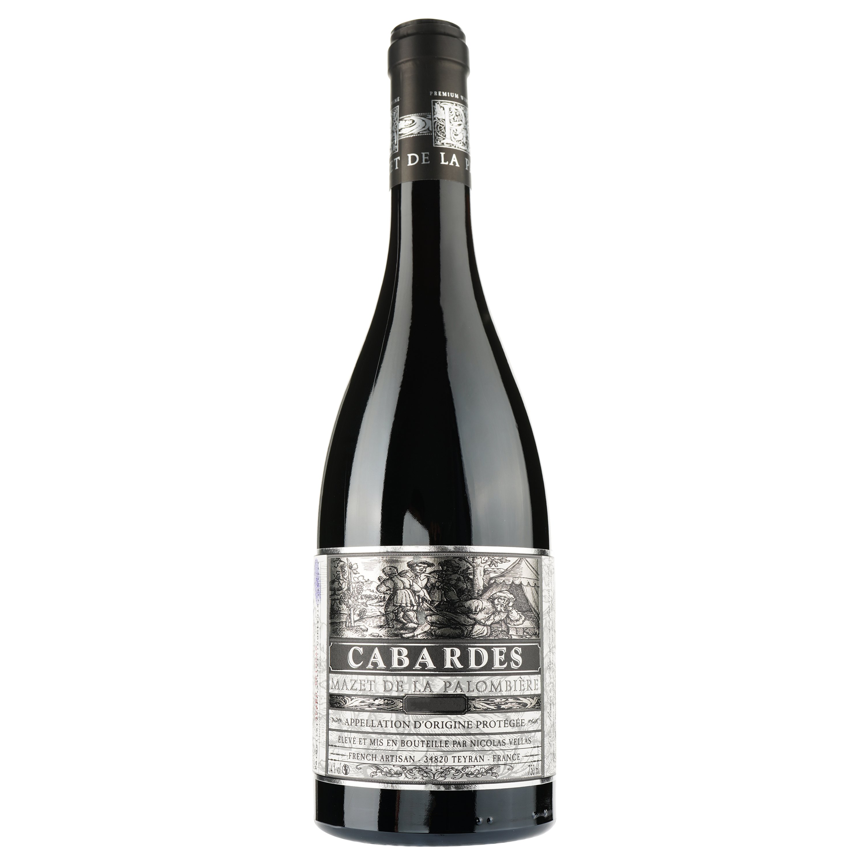 Вино Mazet De La Palombiere 2021 AOP Cabardes, красное, сухое, 0,75 л - фото 1