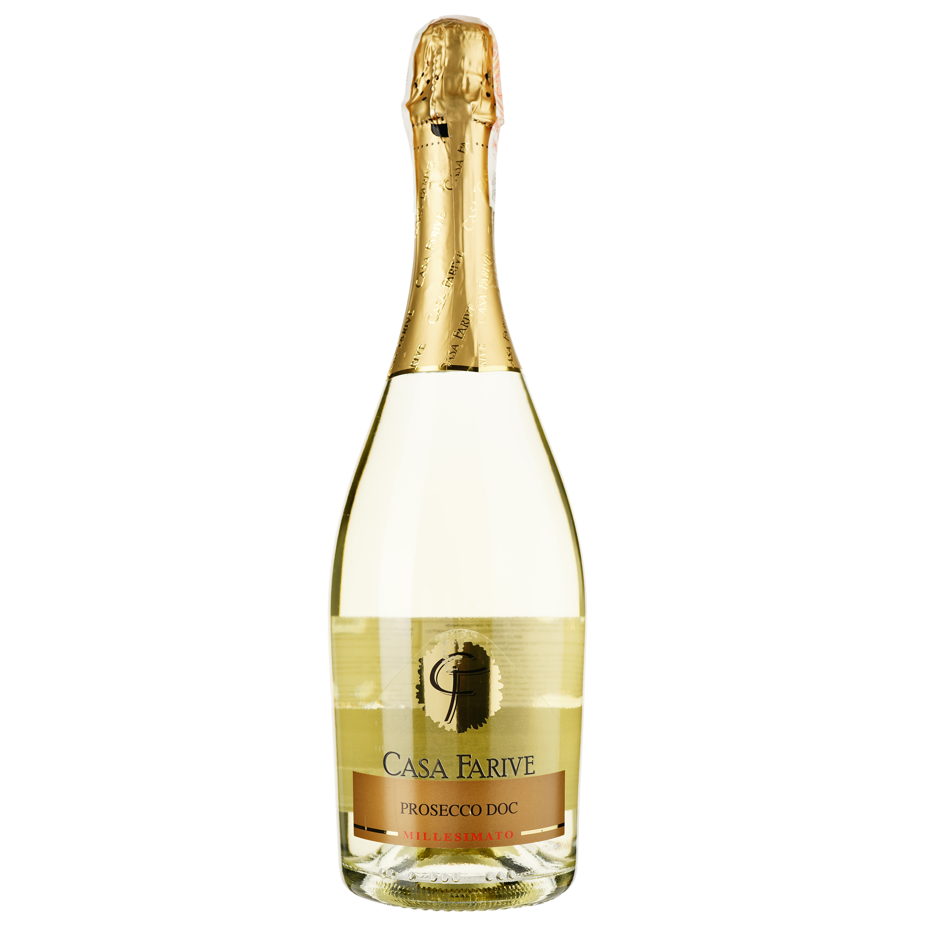 Вино игристое Casa Farive Prosecco Superiore DOC Valdobbiadenne Millesimato, белое, брют, 0,75 л - фото 1