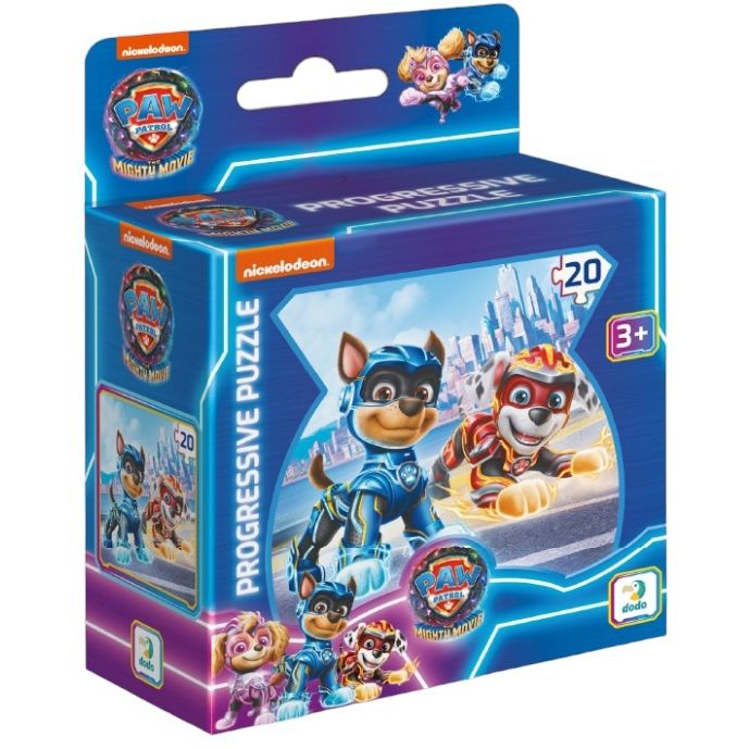 Пазл дитячий Paw Patrol Гонщик та Маршал DoDo Toys 200469, 20 елементів - фото 1