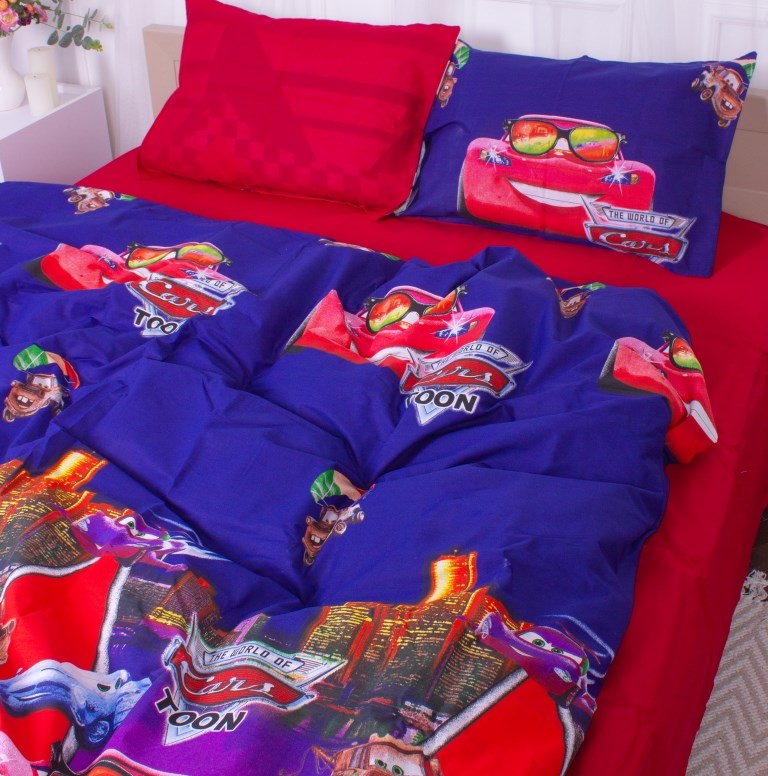 Комплект постельного белья MirSon Вeautiful Machines, ранфорс элит, семейный - фото 4