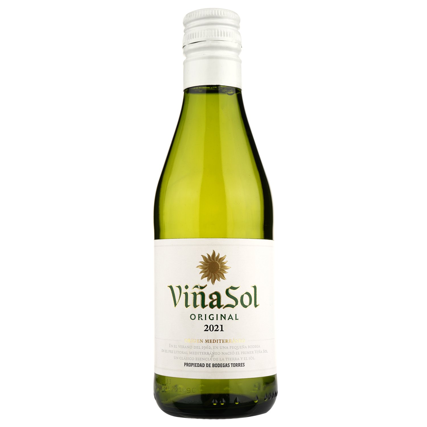 Вино Torres Vina Sol, белое, сухое, 0,187 л - фото 1