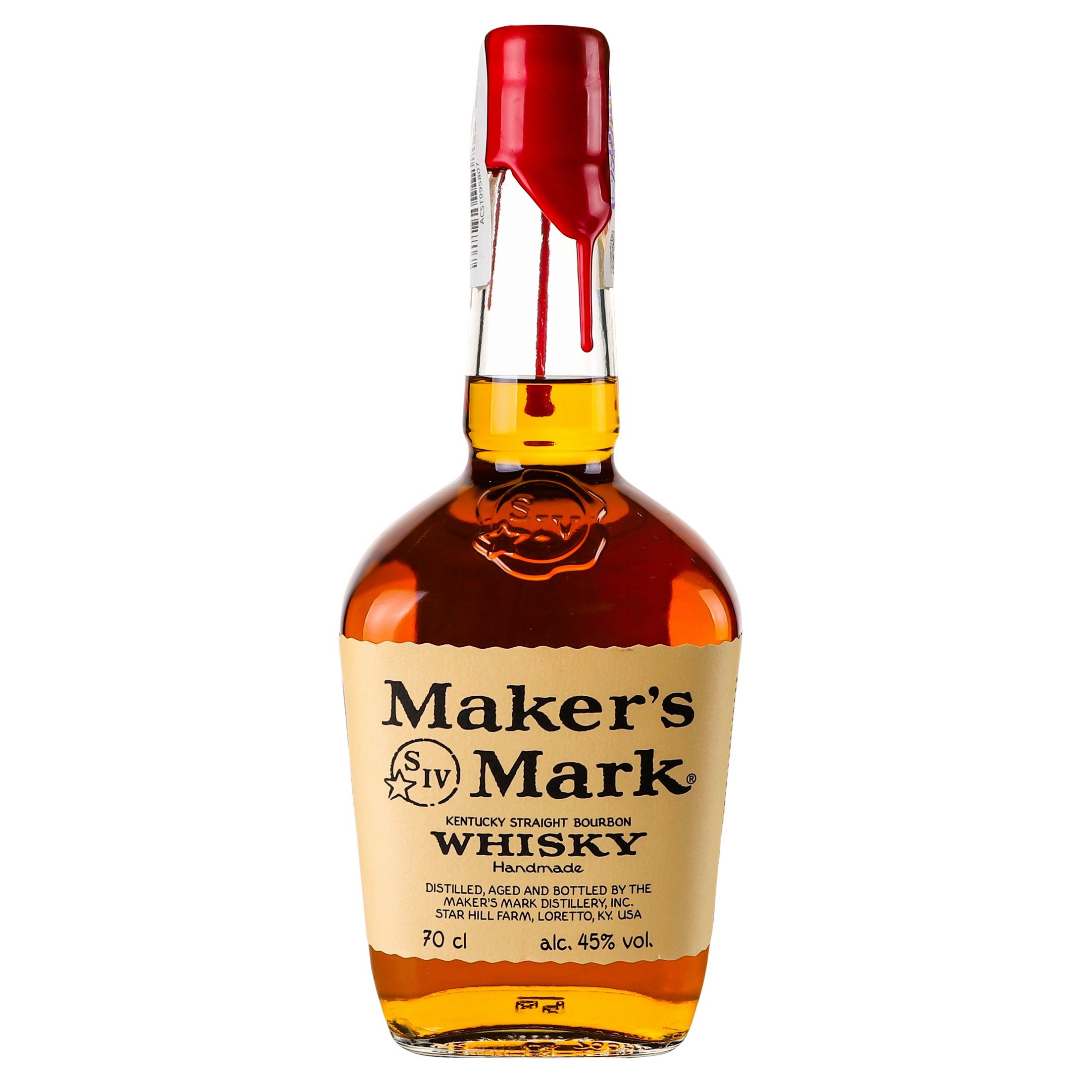 Виски Maker's Mark Bourbon, 45%, 0,7 л (452056) - фото 1