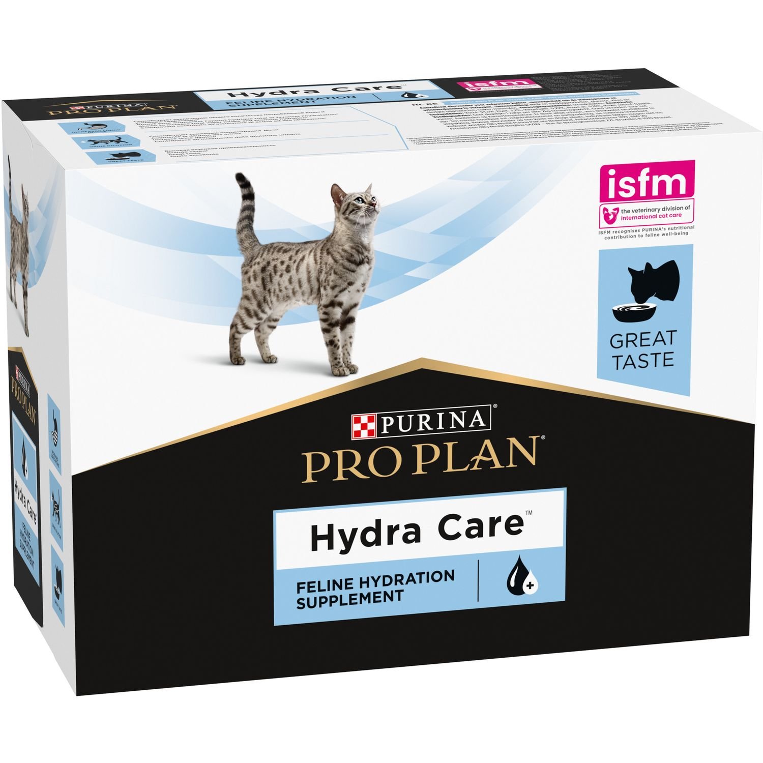 Влажный дополнительный корм Purina Pro Plan Hydra Care для взрослых кошек для увеличения потребления воды и снижения концентрации мочи 850 г (10 шт. х 85 г) (12437199) - фото 1