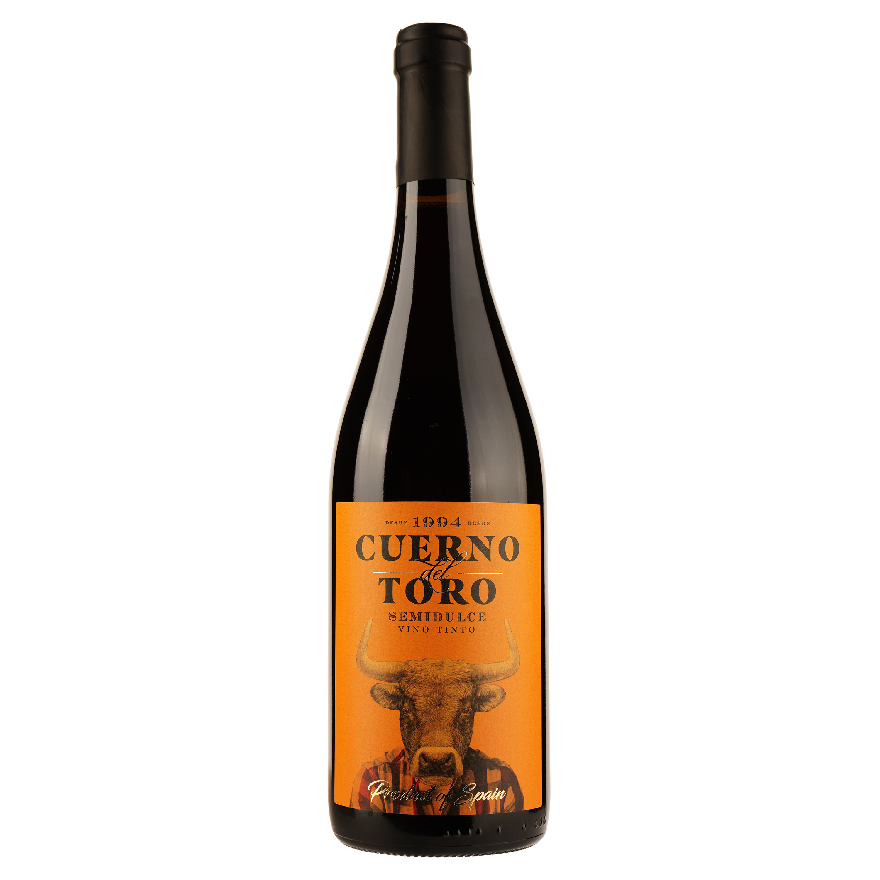 Вино Cuerno Del Toro, червоне, напівсолодке, 0,75 л - фото 1
