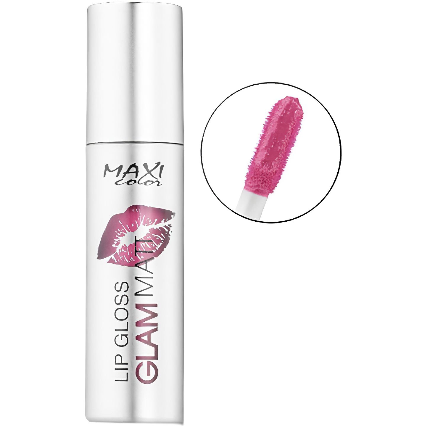 Жидкая матовая помада Maxi Color Lip Gloss Glam Matt тон 02 (Шелковая вишня) 4.5 мл - фото 1