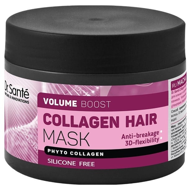 Маска для волосся Dr. Sante Collagen Hair Volume boost, 300 мл - фото 1