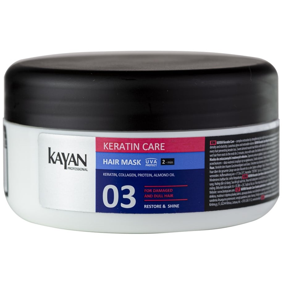 Маска Kayan Professional Keratin Care для пошкодженого та тьмяного волосся, 300 мл - фото 1