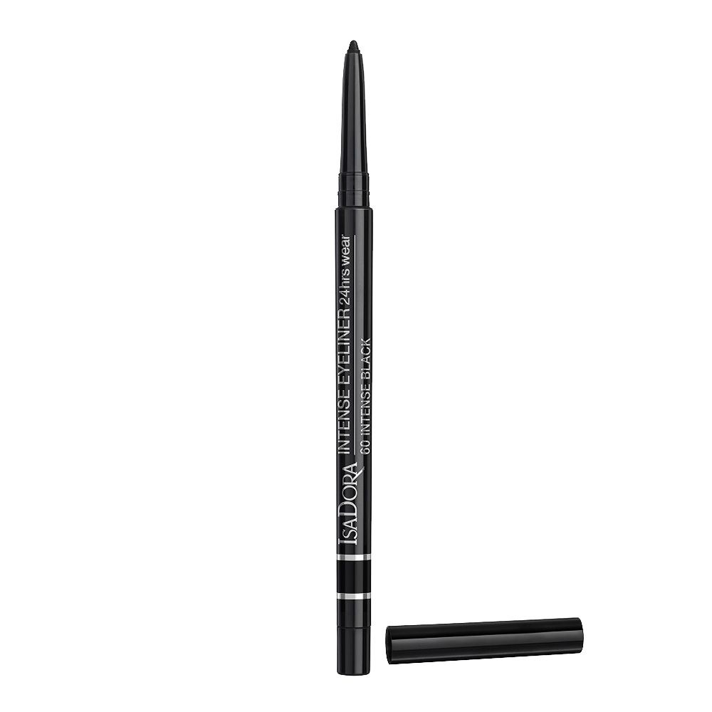 Автоматичний олівець для очей IsaDora Intense Eyeliner 24 Hrs Wear, відтінок 60 (Intense Black), 0,35 г (523465) - фото 1