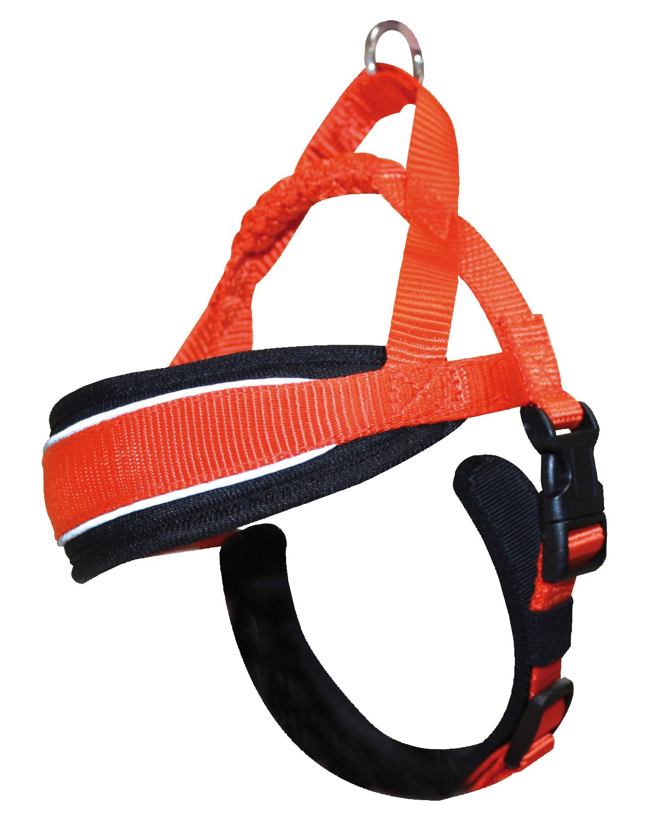 Светоотражающая шлея Croci Hiking Endurance с мягкой подкладкой, L (62-70 см), оранжевый (C5081872) - фото 1