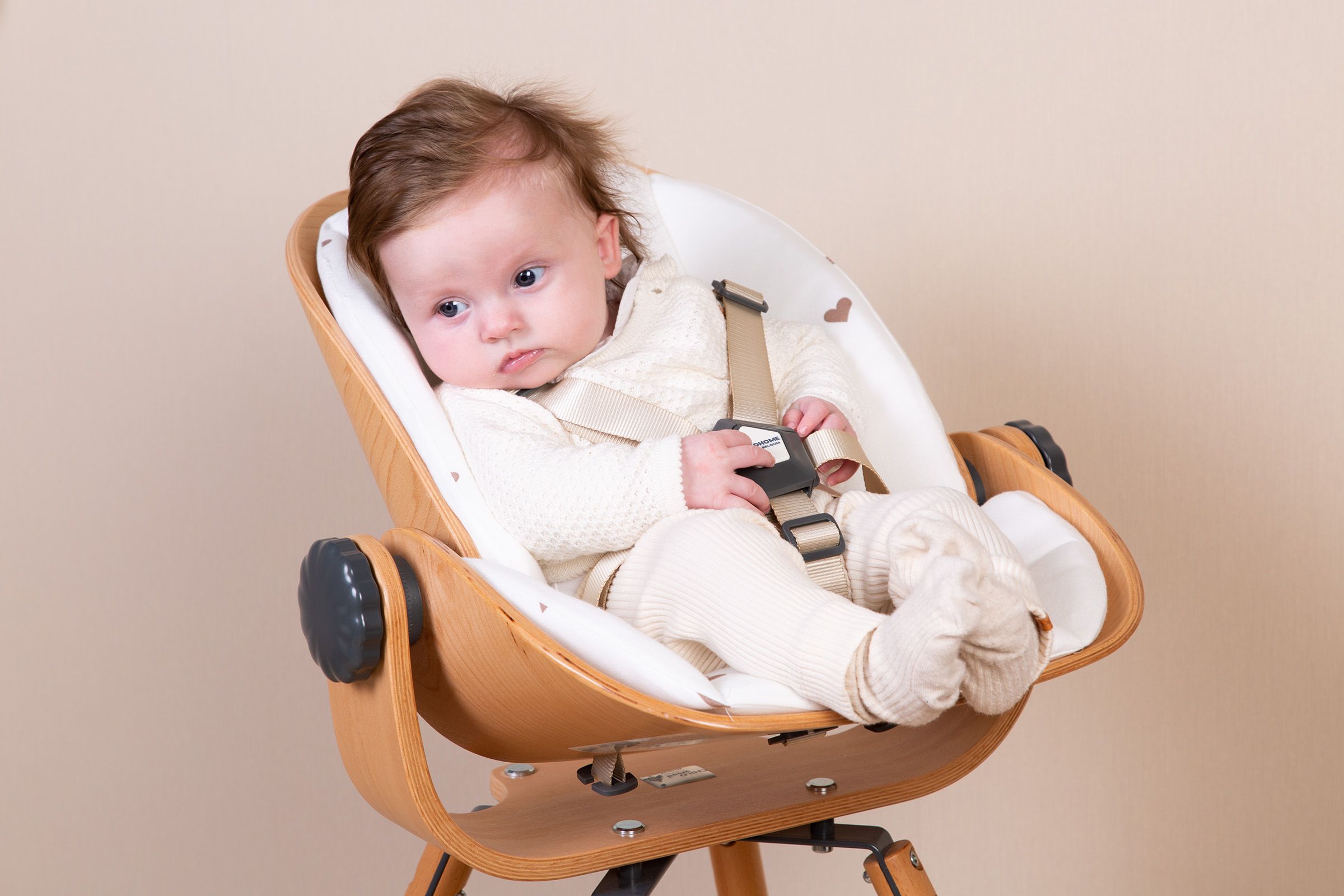 Сидение для новорожденного к стулу для кормления Childhome Evolu (CHEVONBNANT) - фото 12