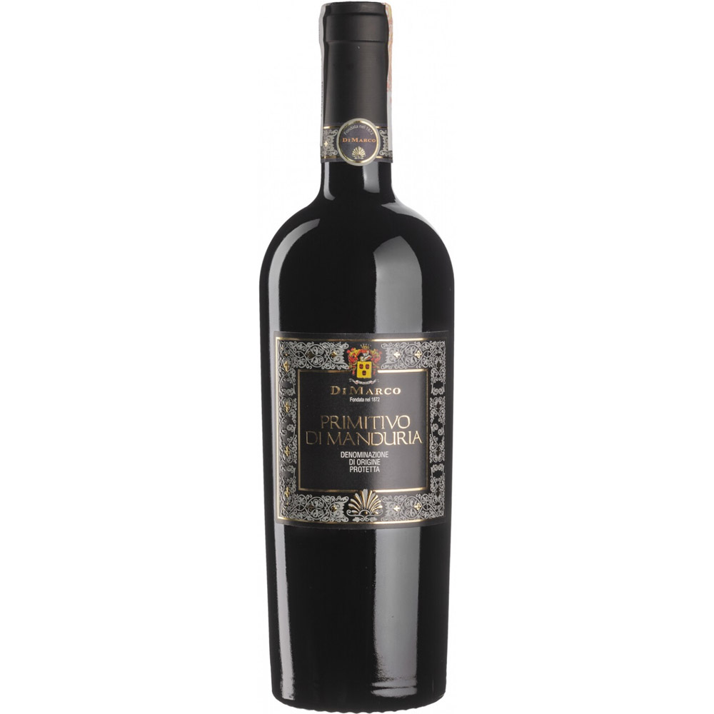 Вино Di Marco Rosso Primitivo Di Manduria Riserva Del Fondatore 2015, красное, сухое, 0,75 л - фото 1
