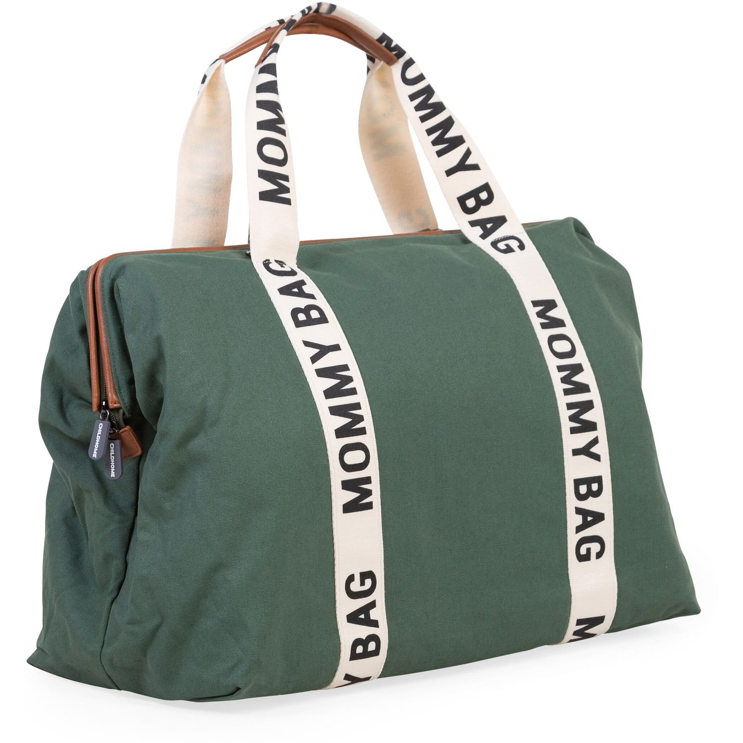Сумка Childhome Mommy bag Signature - Canvas Green, зеленая (CWMBBSCGR) - фото 2