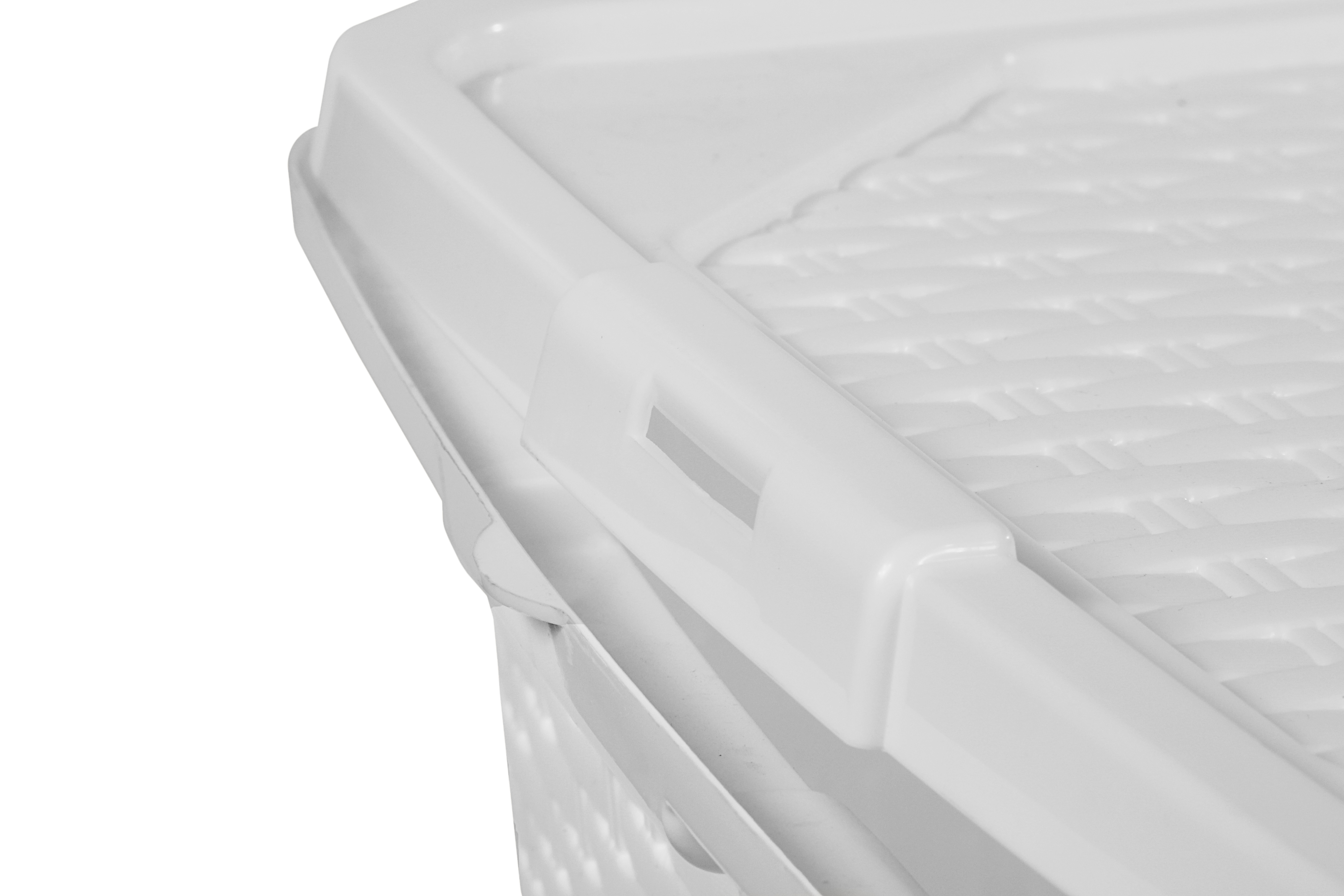 Ящик пластиковый с крышкой Heidrun Intrigobox, 20 л, 43х32х22 см, белый (4511) - фото 3
