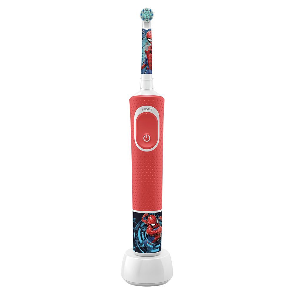 Электрическая зубная щетка Oral-B Kids Spiderman D100.413.2K - фото 3