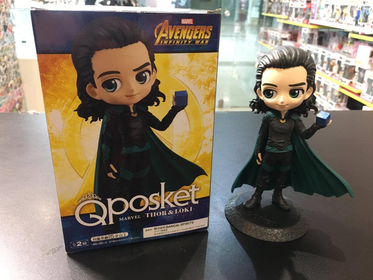 Фігурка Q posket Марвел Локі з кубом Marvel Loki 14 см WST M L 13 - фото 3