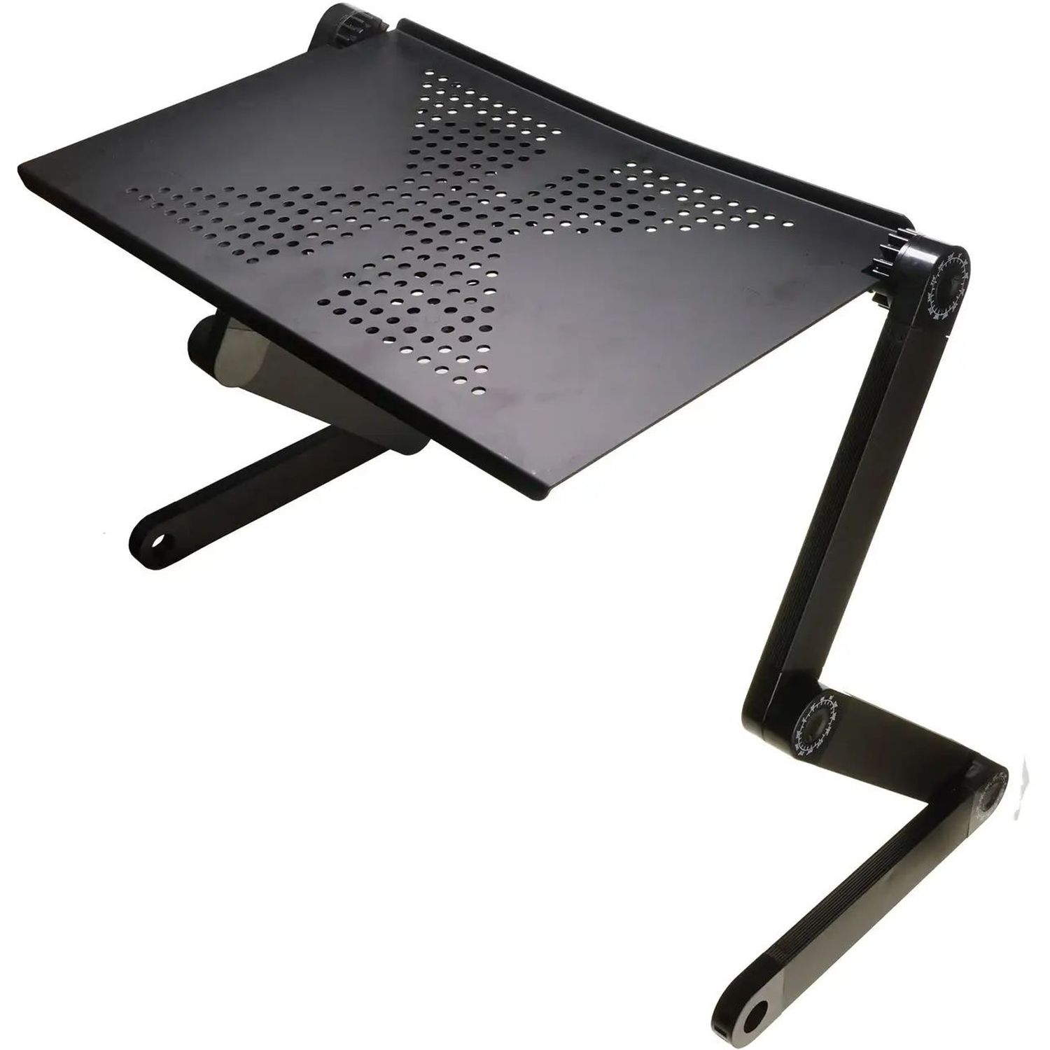 Столик для ноутбука Supretto складной с вентилятором черный (58000001) - фото 1
