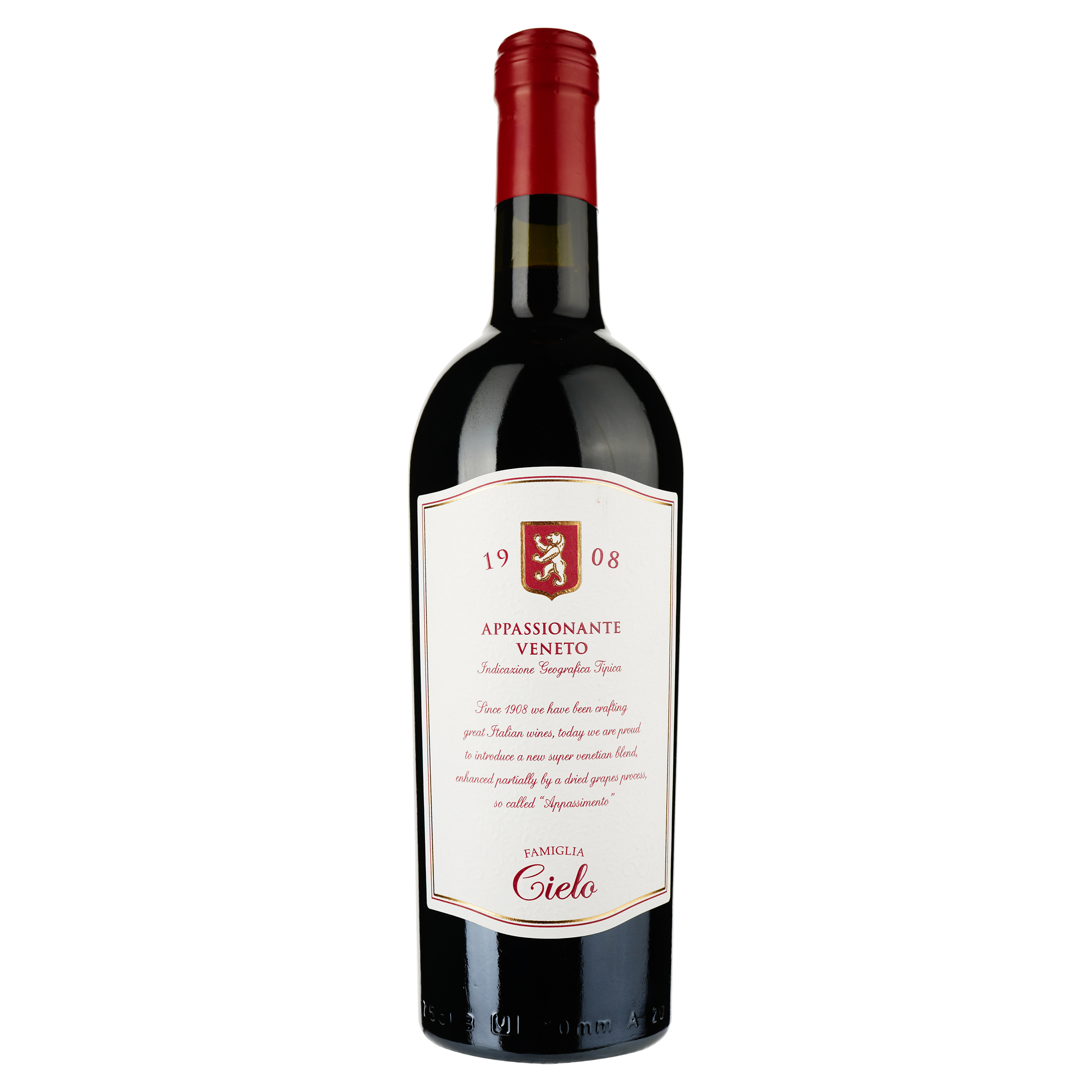 Вино Cielo E Terra Appassimento Rosso Veneto IGT, червоне, сухе, 14%, 0,75 л - фото 1