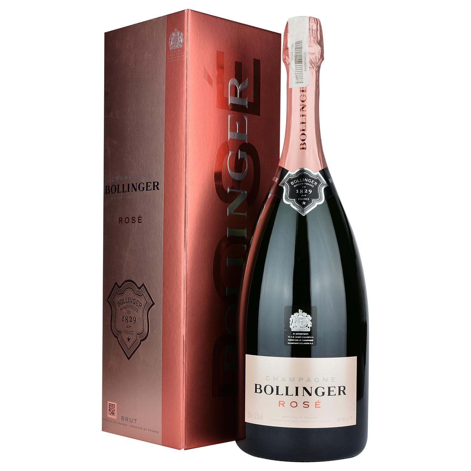 Шампанське Bollinger Rose Champagne, рожеве, брют, 1,5 л (49282) - фото 1