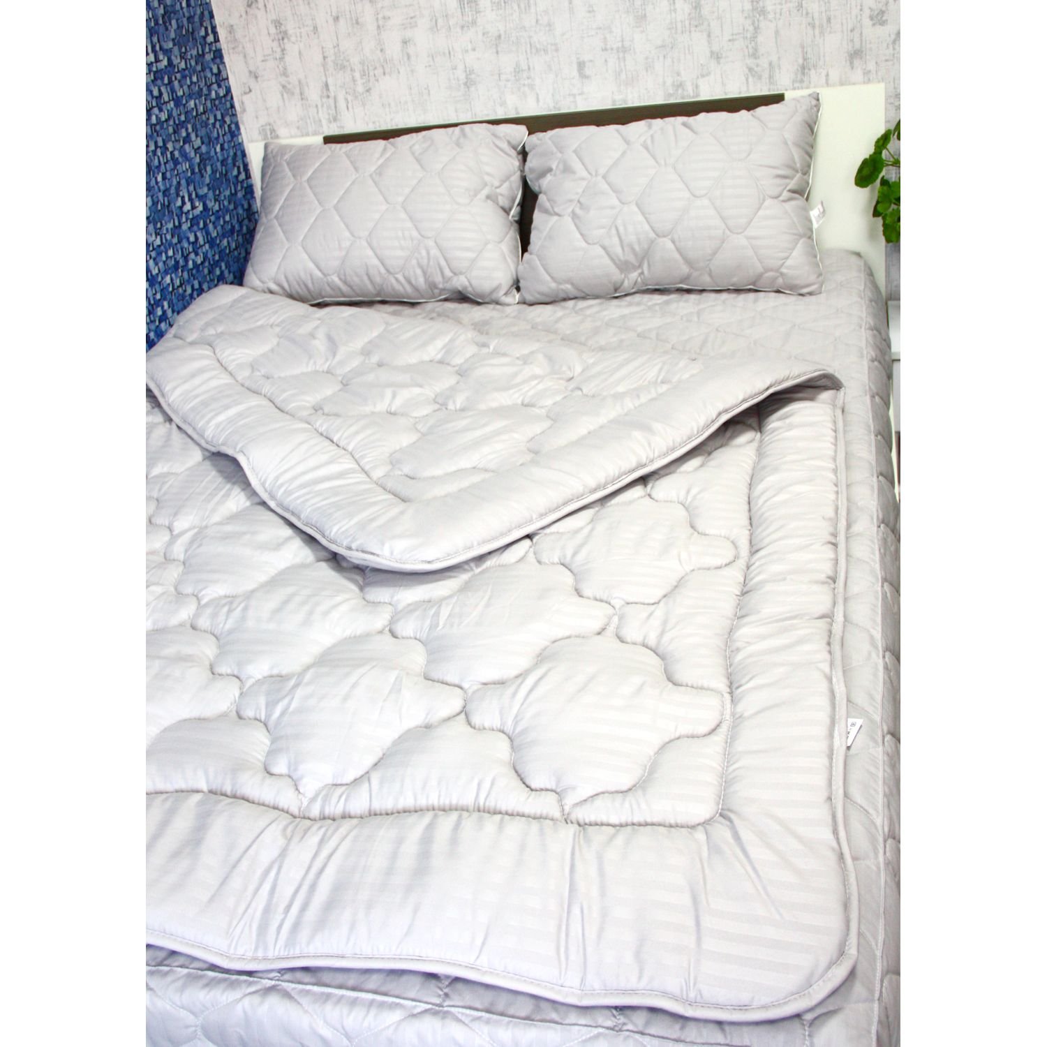 Одеяло LightHouse Soft Line Mf Stripe grey, 155х215 см, серое (602251) - фото 6