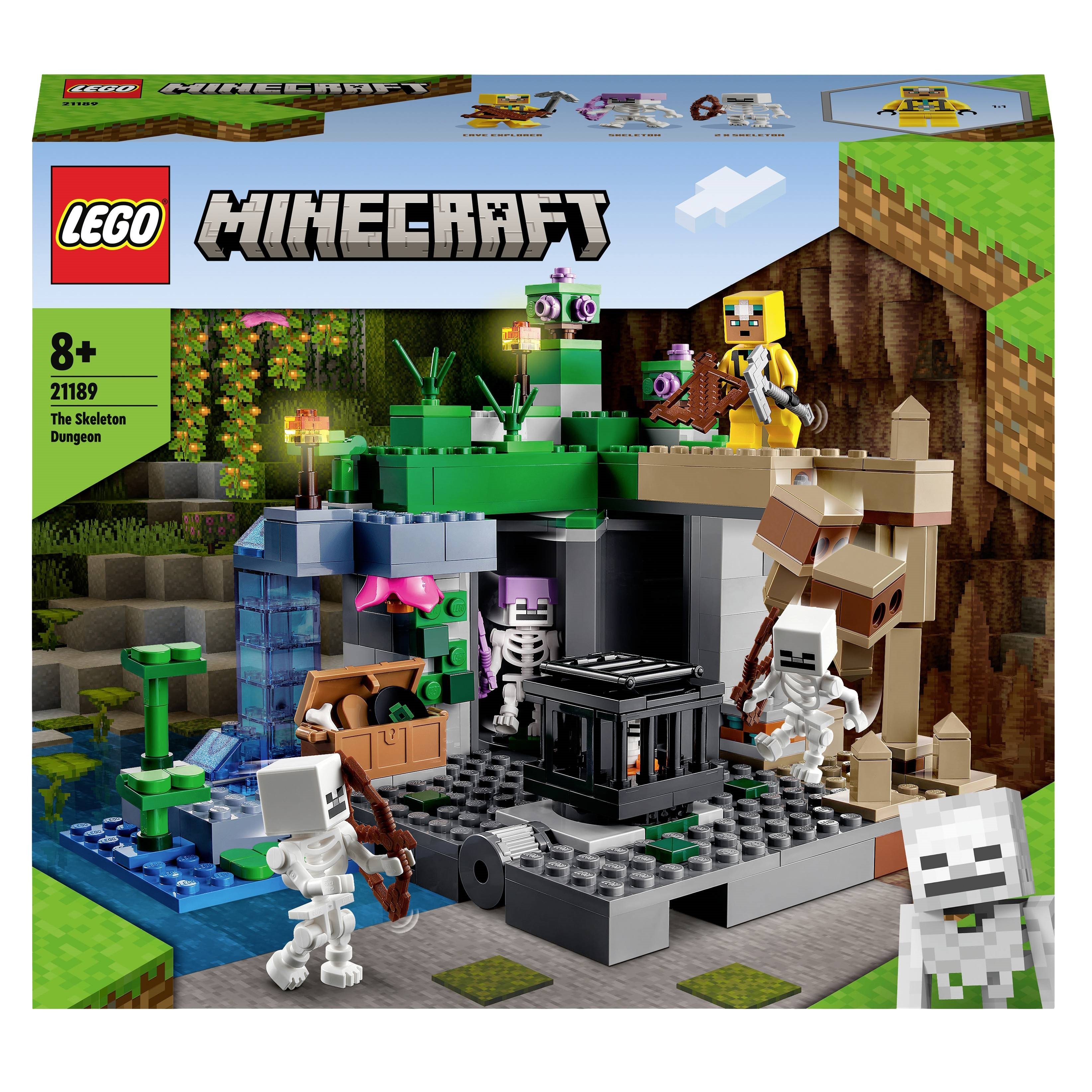 Конструктор LEGO Minecraft Підземелля скелетів, 364 деталі (21189) - фото 1