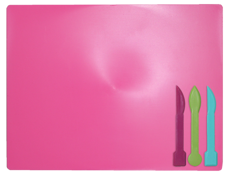 Дошка для пластиліну ZiBi Kids Line, 3 стека, рожевий (ZB.6910-10) - фото 1