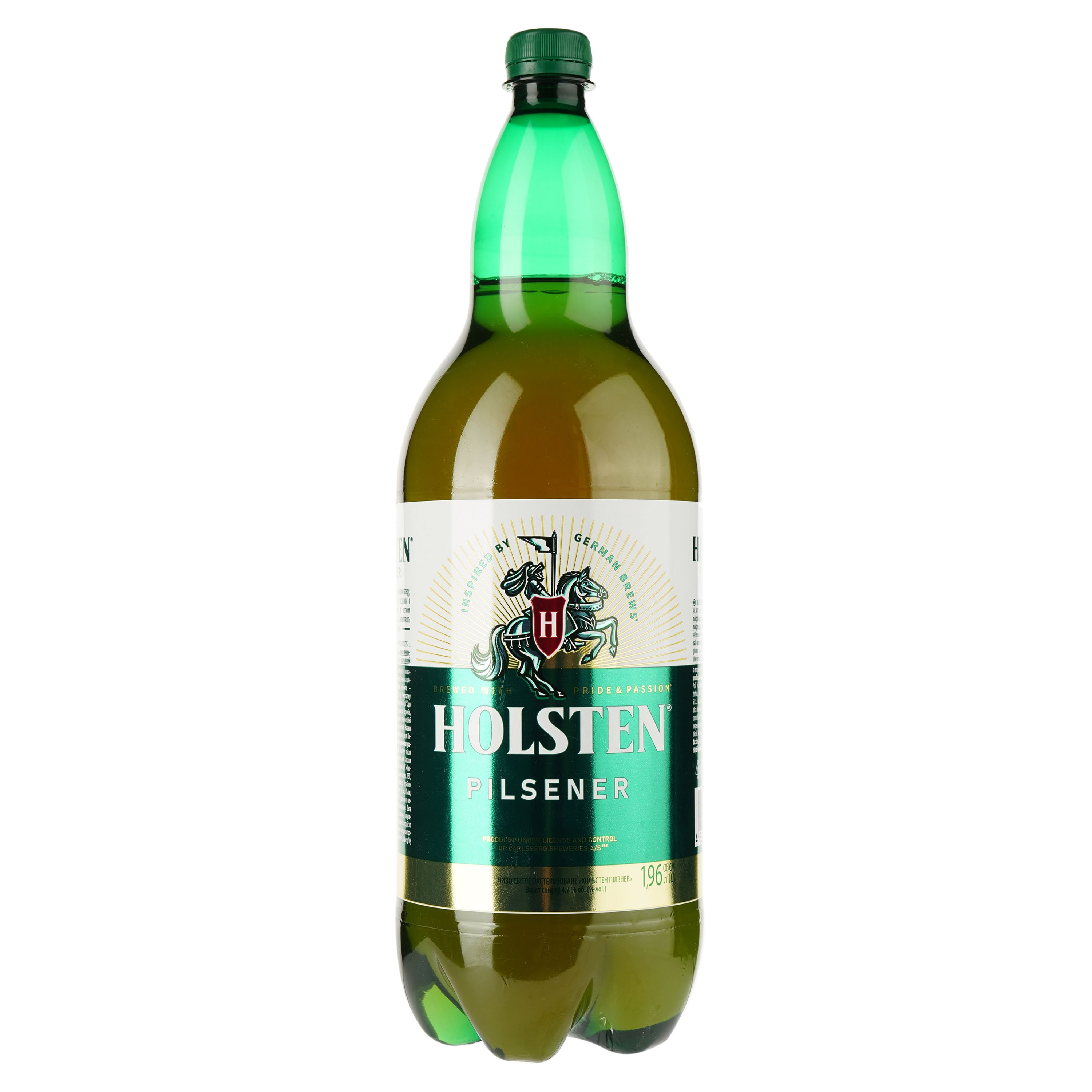 Пиво Holsten Pilsener, світле, 4,7%, 1,96 л (909344) - фото 1