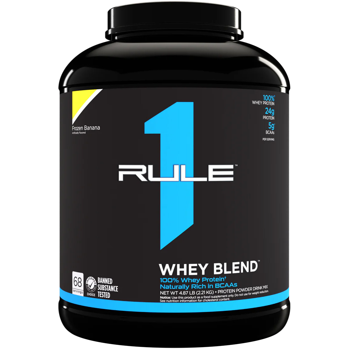 Протеин Rule 1 R1 Whey Blend Банан 2210 г - фото 1