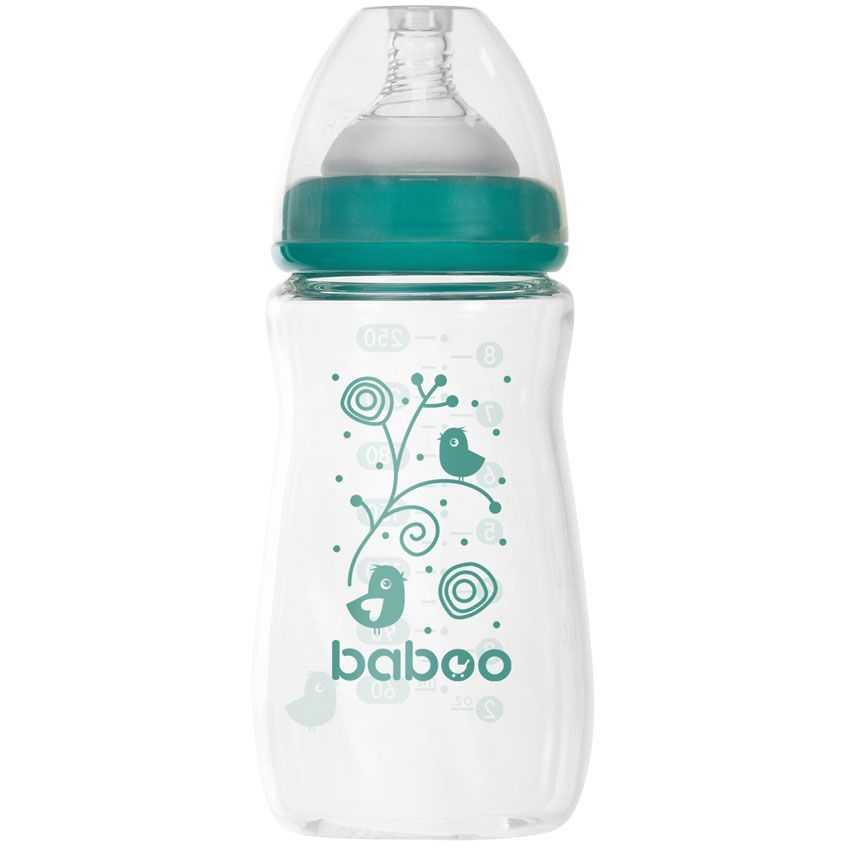 Бутылочка для кормления Baboo антиколиковая 250 мл (3-123) - фото 1