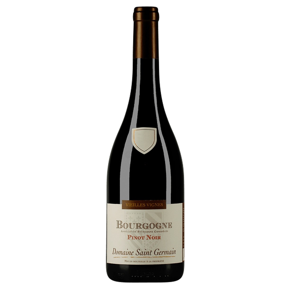 Вино Badet Clement Domaine Saint Germain Bourgogne Pinot Noir Vieilles Vignes, красное сухое, 12,5%, 0,75 л (8000018868864) - фото 1