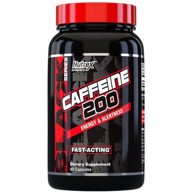 Кофеин Nutrex Research Caffeine 200 Powder 60 капсул - фото 1