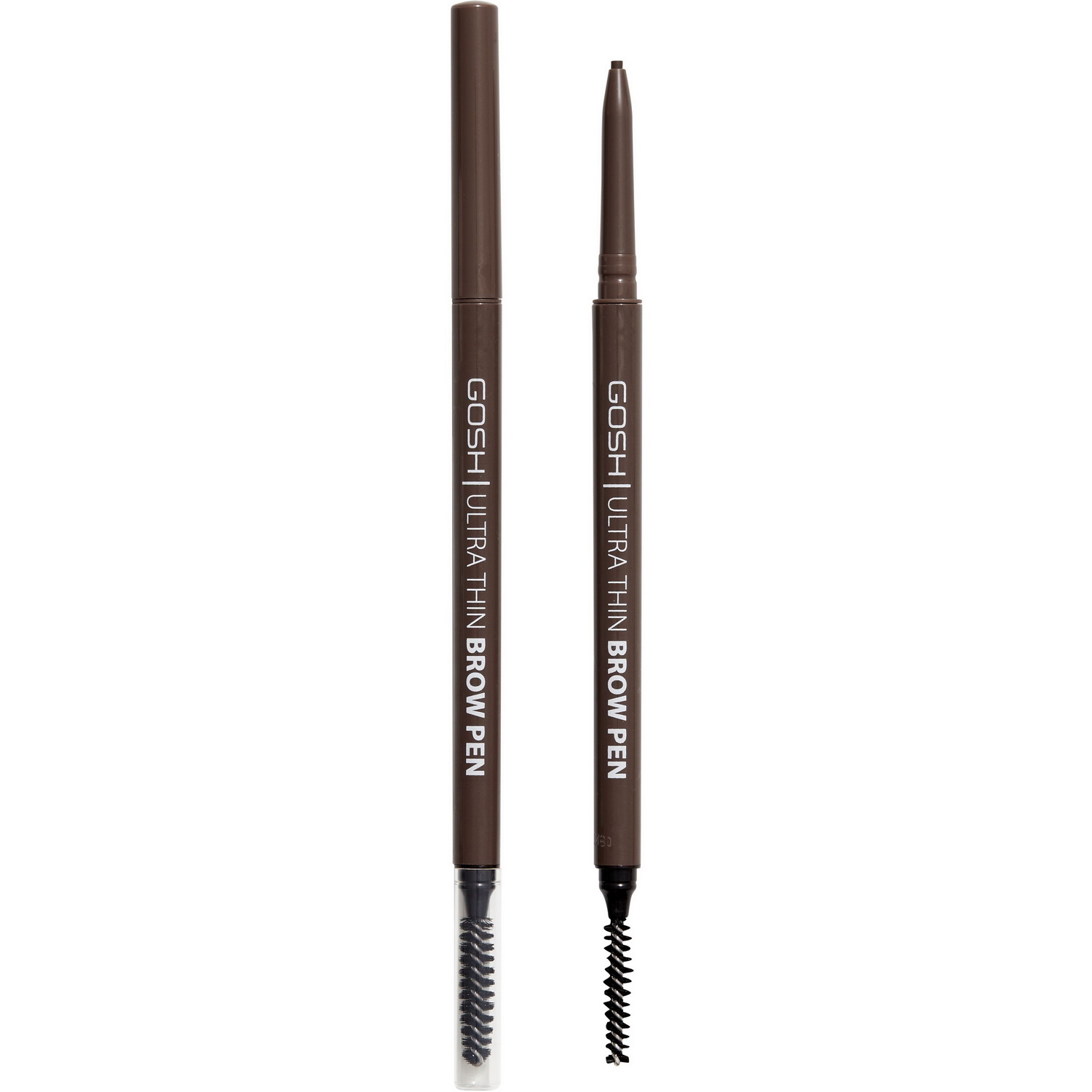 Карандаш для бровей Gosh Ultra Thin Brow Pen Dark Brown тон 003, 0.09 г - фото 1