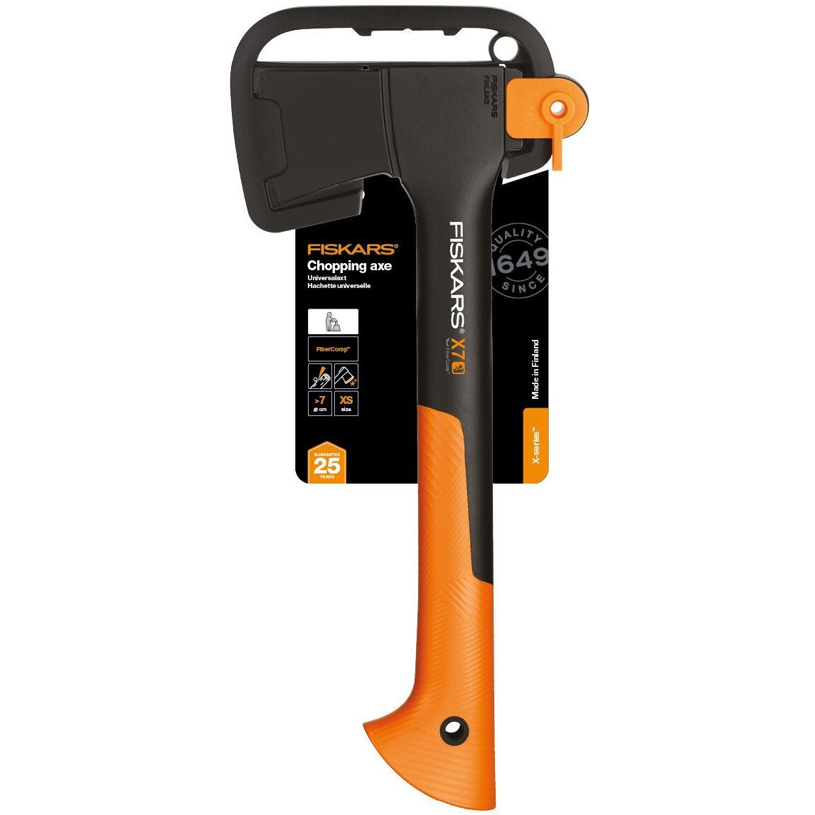 Сокира універсальна Fiskars X7 XS, 35,4 см (91015618) - фото 6