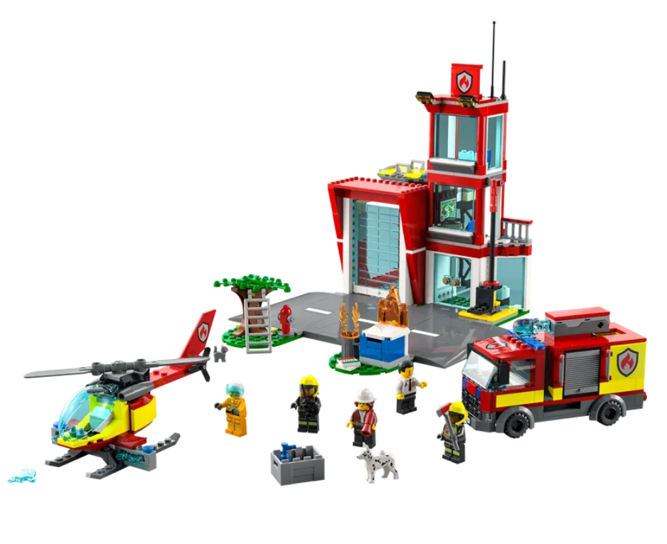 Конструктор LEGO City Пожарная часть, 540 деталей (60320) - фото 4