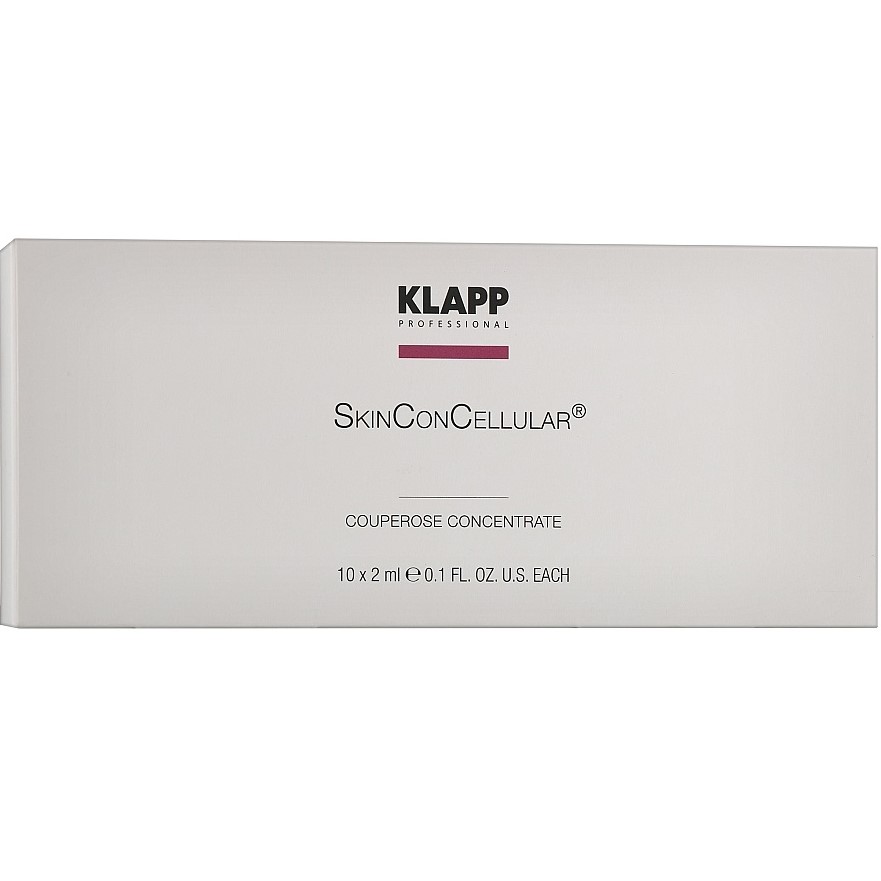 Антикуперозный ампульный концентрат Klapp Skin Con Cellular Couperose Concentrate Ampoules, 10 шт., 2 мл - фото 1