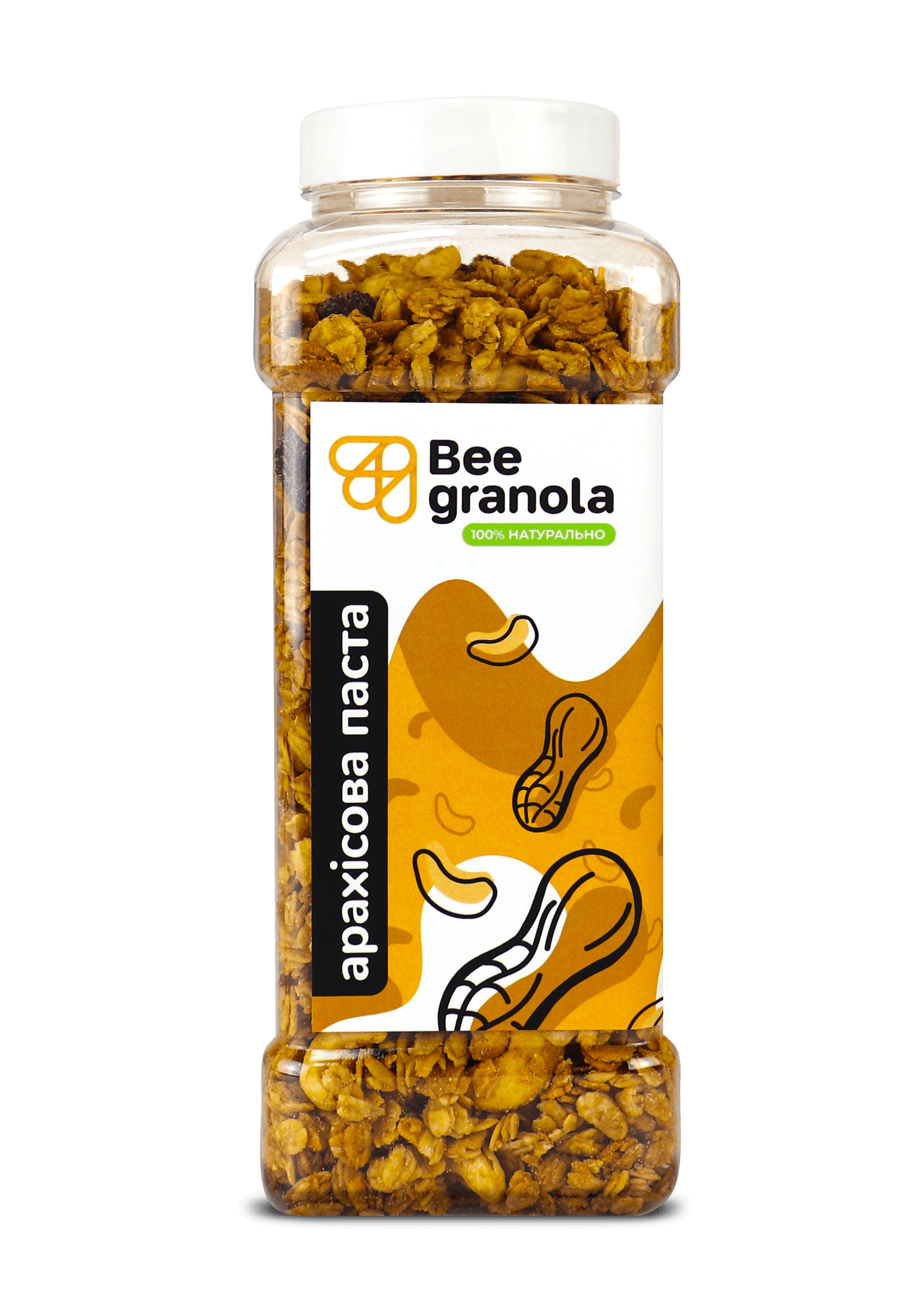 Гранола Bee Granola Арахисовая паста 500 г - фото 1