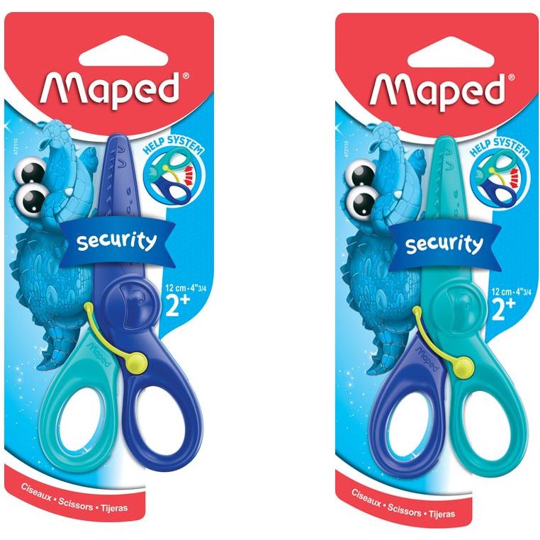 Ножницы детские Maped KidiPulse блистер 12 см сине-голубой (MP.472110) - фото 2